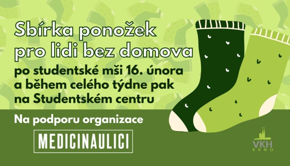 Sbírka ponožek pro lidi bez domova