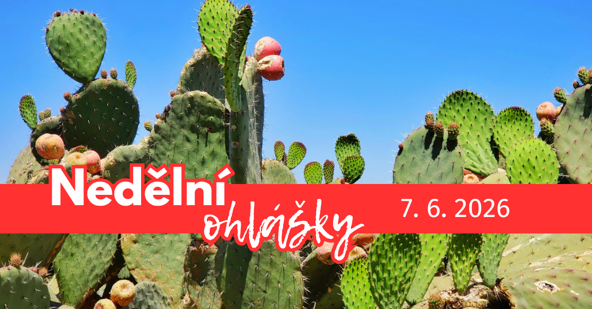 Nedělní ohlášky 7. 6. 2026